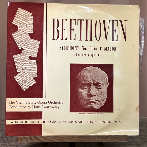 World Record Treasures Beethoven Symphony No. 6 in F Major Vinyl Record Playbook - Picture 2 of 8